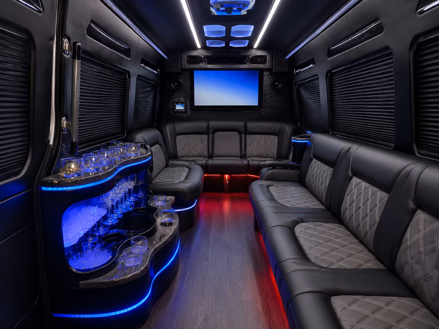 peoria airport transportation onboard seating