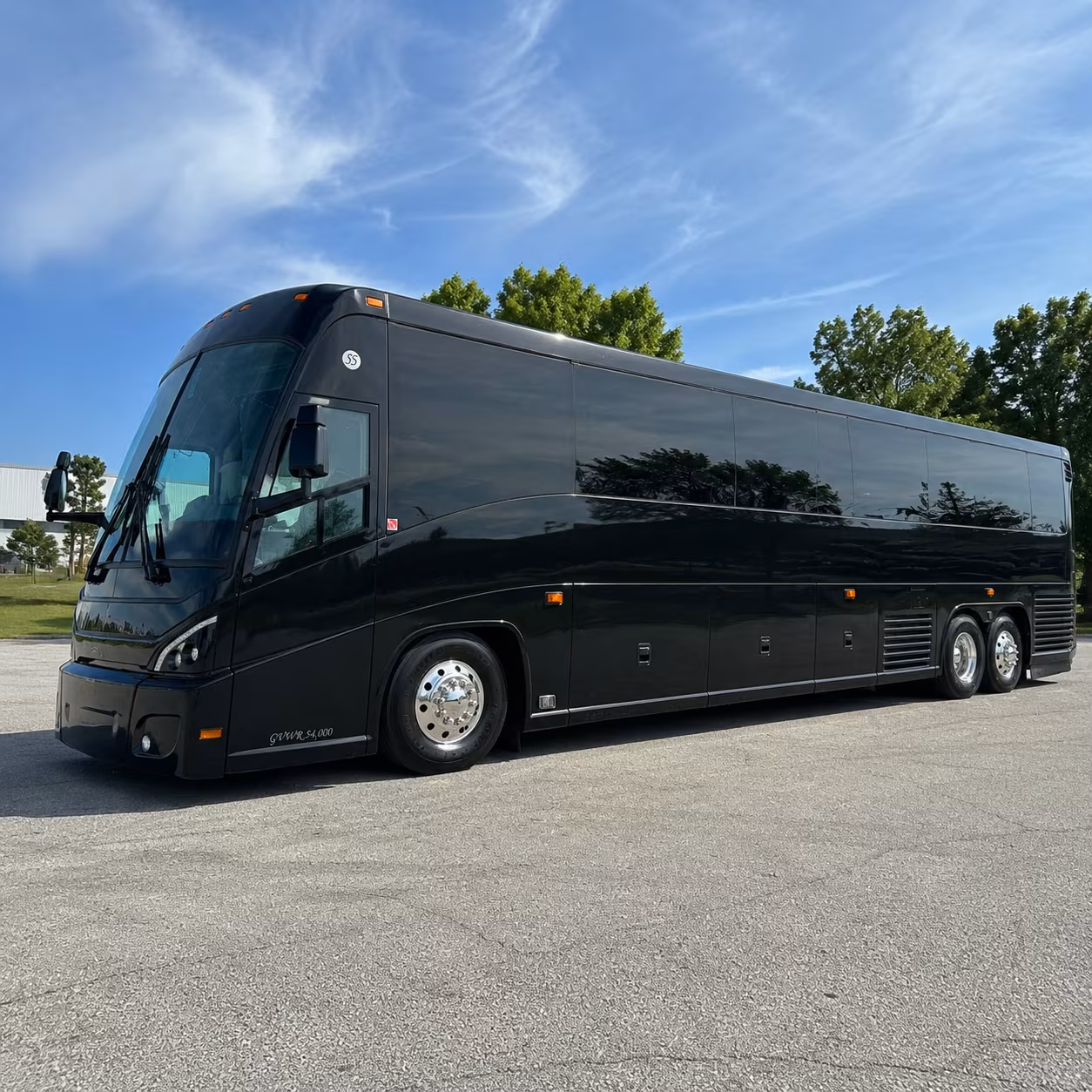 peoria charter bus rental exterior