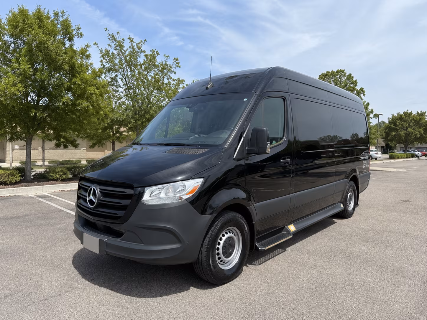 sprinter van with driver